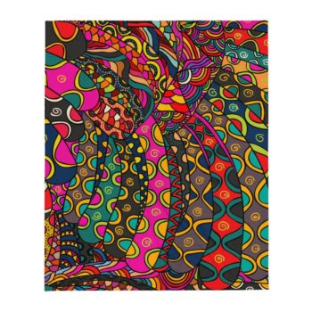 african colorful throw 1