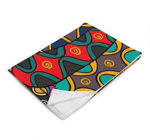 african colorful throw 2