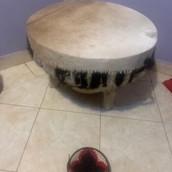 african drum table