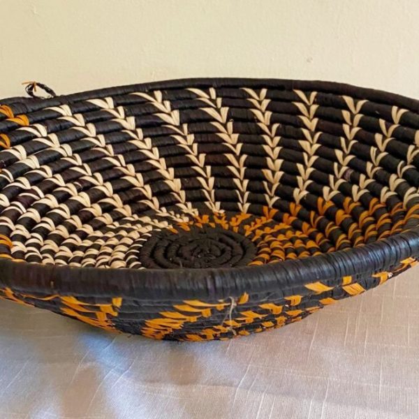 Sweetgrass Woven African Tabletop / Decorative  Basket