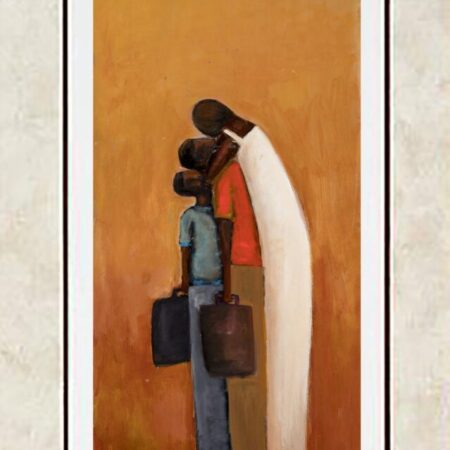 "Going Away" African American Art Print by Kareeam Jones