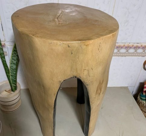 handcrafted african stool 2